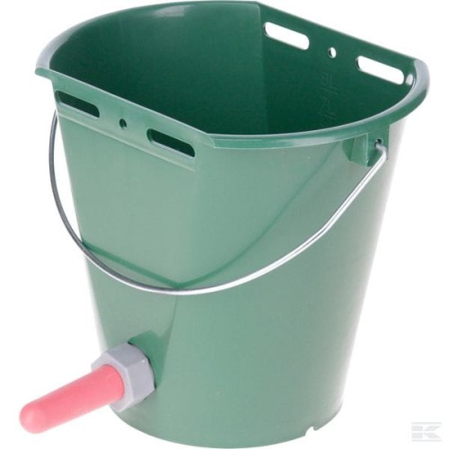 Veršelių šėrimo kibiras su čiulptuku, 8 l