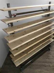 Brandinimo stelažas 160cm / 62cm / 200cm