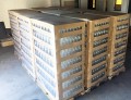 PET butelis 1 l pienui — padėklas
