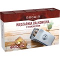 Balkoninė rūkykla su termometru