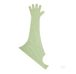 Veterinarijos pirštinės su apsauga, 120 cm