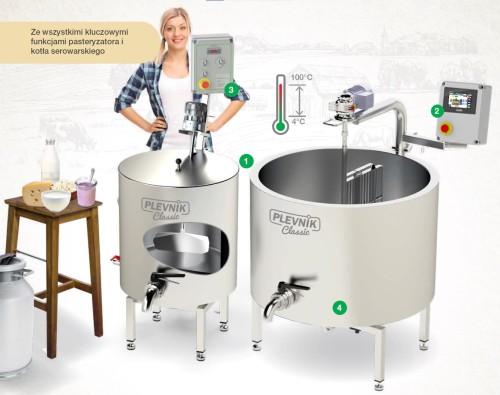 Katilas ir pasterizatorius PLEVNIK SK Classic