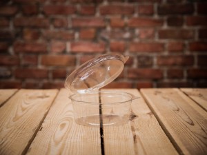 Apvalus indelis su pritvirtintu dangteliu 250-750 ml sūriui, sviestui ir jogurtui (50 vnt.)