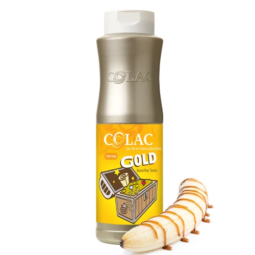 Gold (bananas-karamelė) – užpilas (poleva) ledams, vafliams, pyragams ir desertams