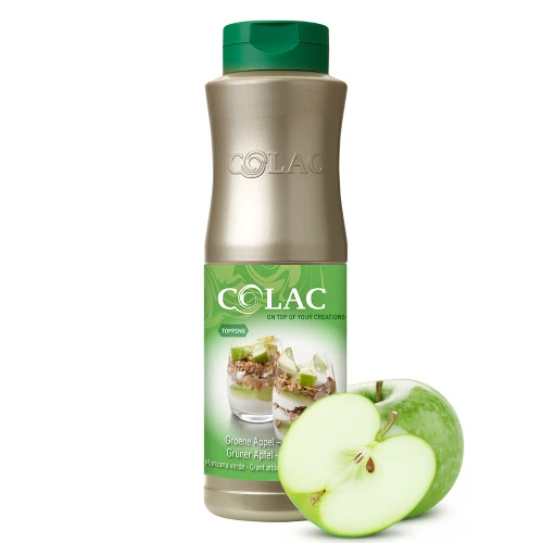 Žaliasis obuolys – užpilas (poleva) ledams, vafliams, pyragams ir desertams