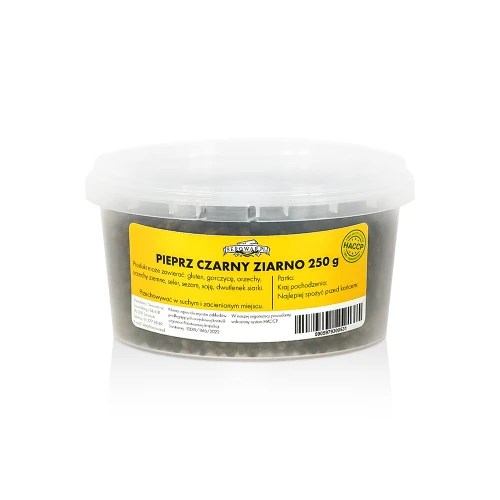 Juodųjų pipirų grūdeliai (kibirėlis 250 g)