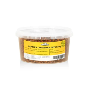 Raudonosios paprikos granulės (kibirėlis 250 g)