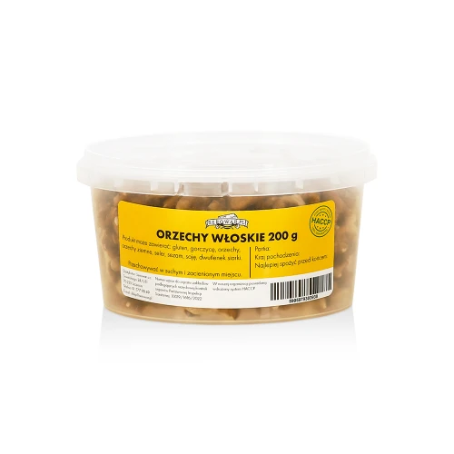 Gliaudyti graikiniai riešutai (kibirėlis 200 g)