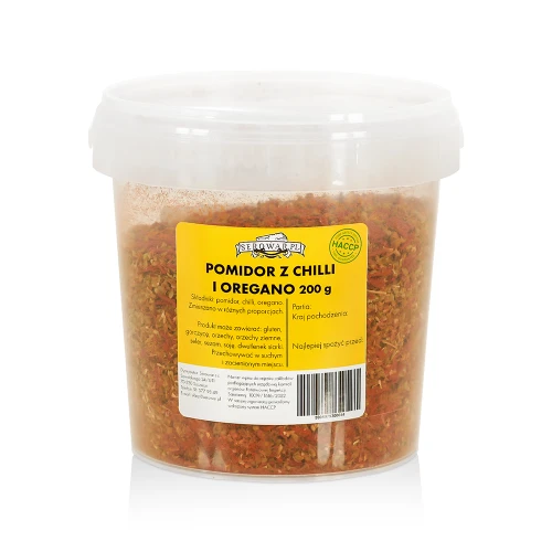 Pomidorai su raudonėliais ir aitriosiomis paprikomis 200 g