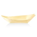 Medinės patiekimo valtelės — 21,5 × 11 cm