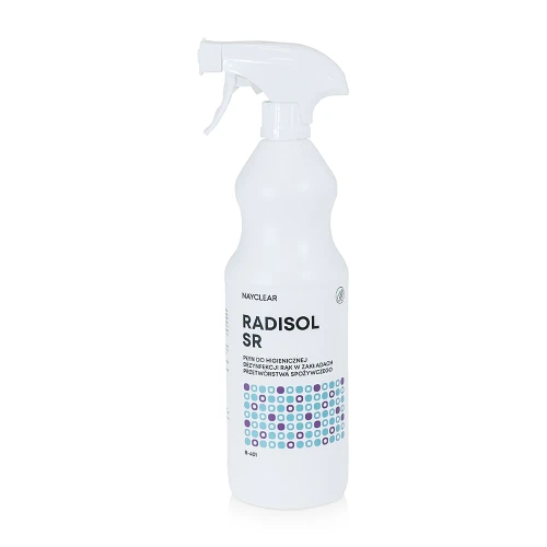 Radisol SR – higieninės rankų dezinfekcijos skystis — maisto perdirbimo įmonės