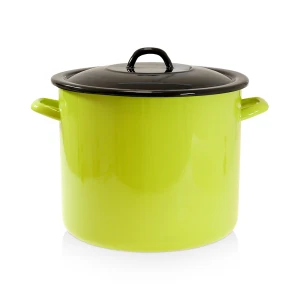 12 L emaliuotas puodas su dangčiu