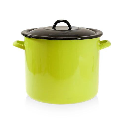 12 L emaliuotas puodas su dangčiu