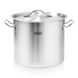 Profesionalus virtuvinis puodas, plieninis, 15,4 l