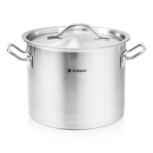 Profesionalus maitinimo puodas, plieninis, 9 l