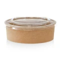 EKO KRAFT apvalus — kartoninis indelis su dangteliu — 1130 ml